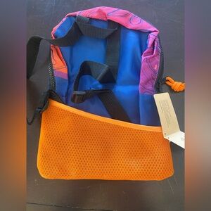 Emirates Explorer Backpack / Shoulder Bag Blue Orange, NWT